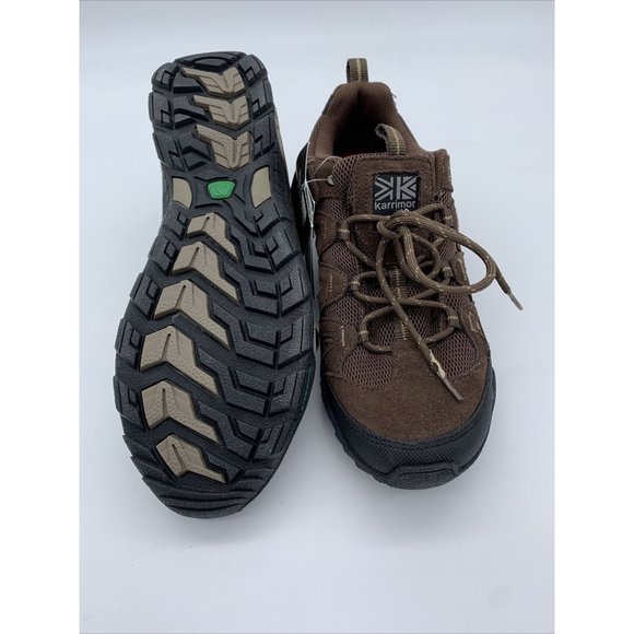 Karrimor Summit Trail Shoes. Mens Size 9.5. Brown Suede With Open Mesh Panels. main image 5